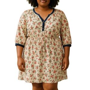 Spruce & Sage Floral Dress Whimsical Fairy Tie Waist Size 20
